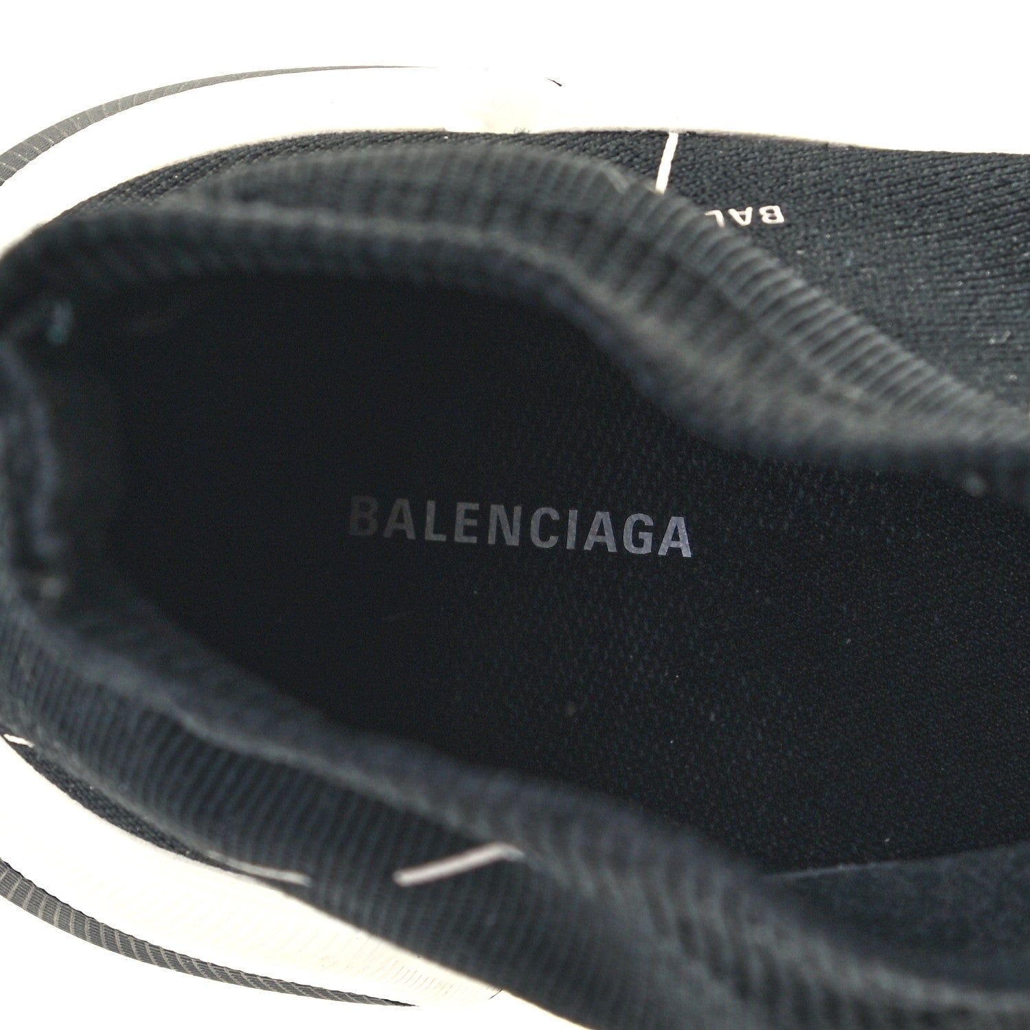 Balenciaga Technical 3D Recycled Knit Allover Logo Licence Print Mens Speed 2.0 Sneakers 45 Black White 9 of 10