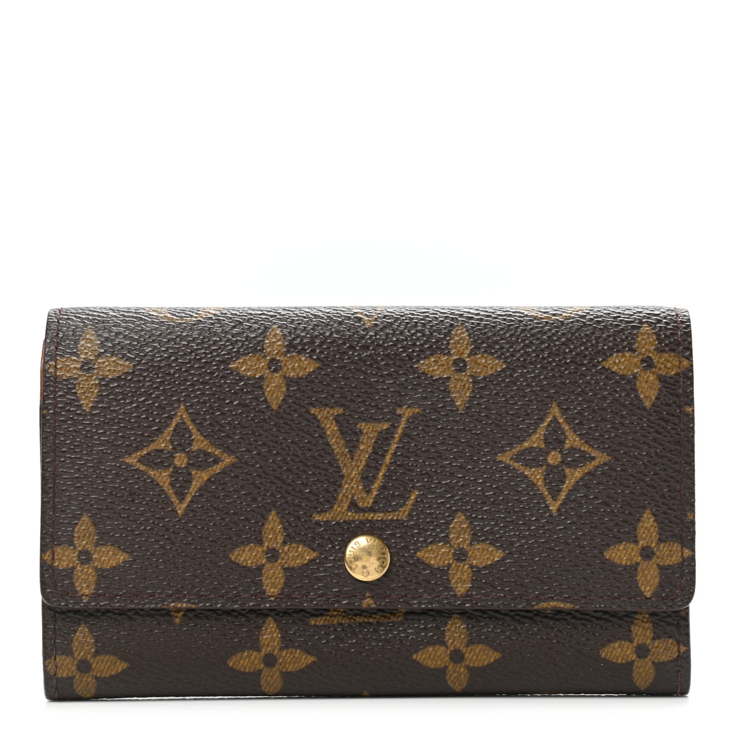 Louis Vuitton Monogram Porte-Monnaie Tresor Wallet 1 of 8