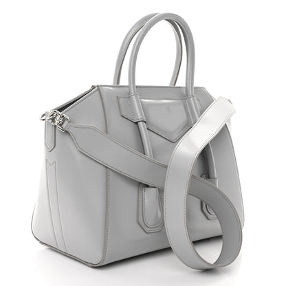 Givenchy Box Calfskin Small Lock Antigona Shoulder Bag Cloud Grey 3 of 9