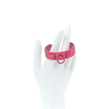 Hermes Aluminium Sunset Medor Bracelet T2 Rose Couture 2 of 4