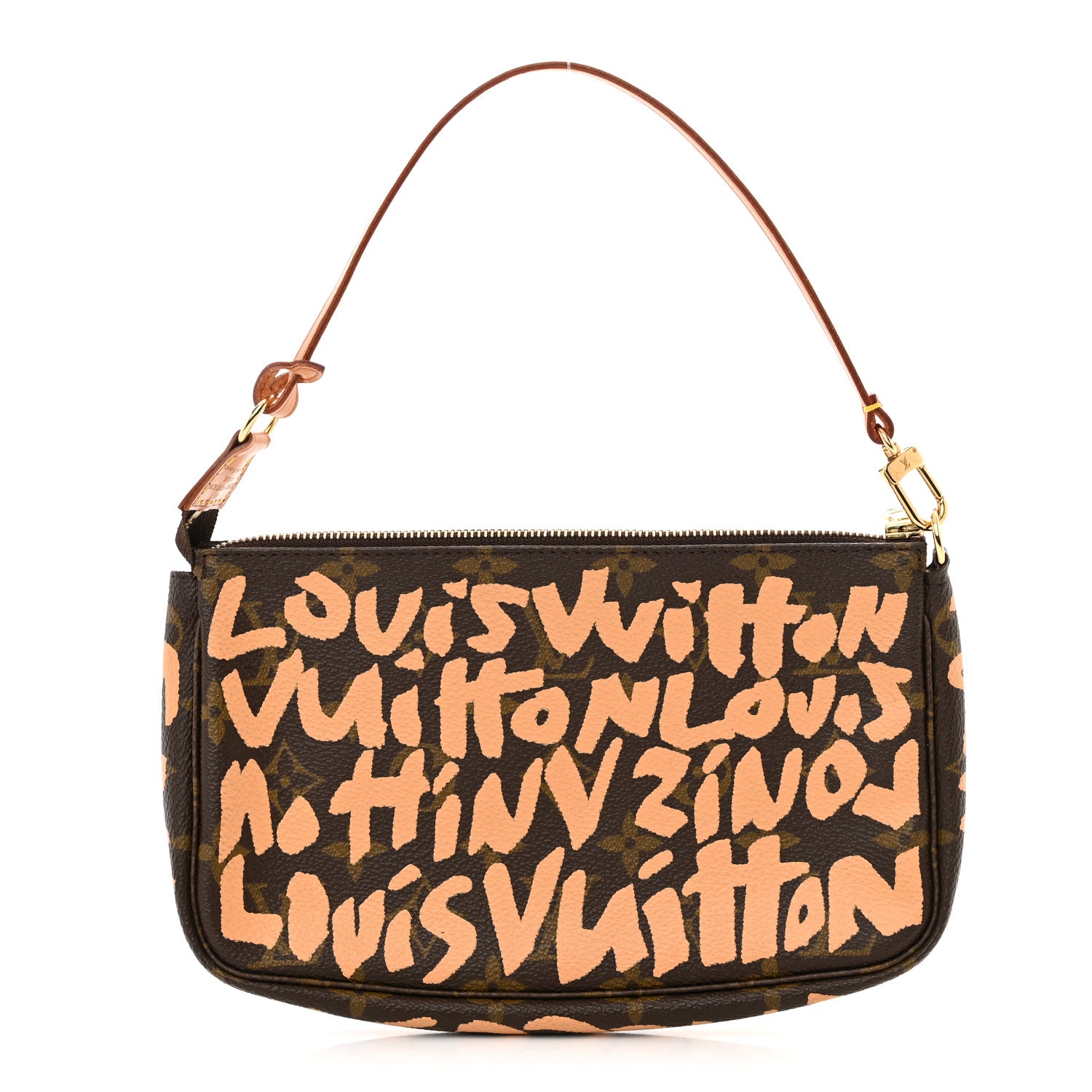 Louis Vuitton Monogram Graffiti Pochette Accessories Peach 1 of 10