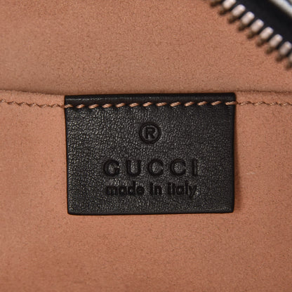 Gucci Calfskin Matelasse Small GG Marmont Chain Shoulder Bag Black 6 of 7