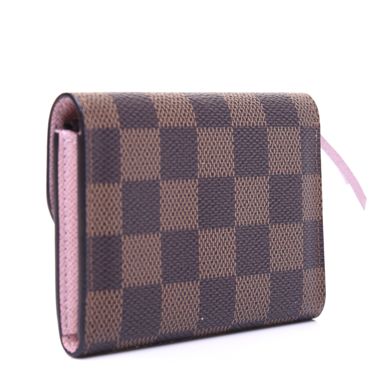 Louis Vuitton Damier Ebene Rosalie Coin Purse Rose Ballerine 3 of 9