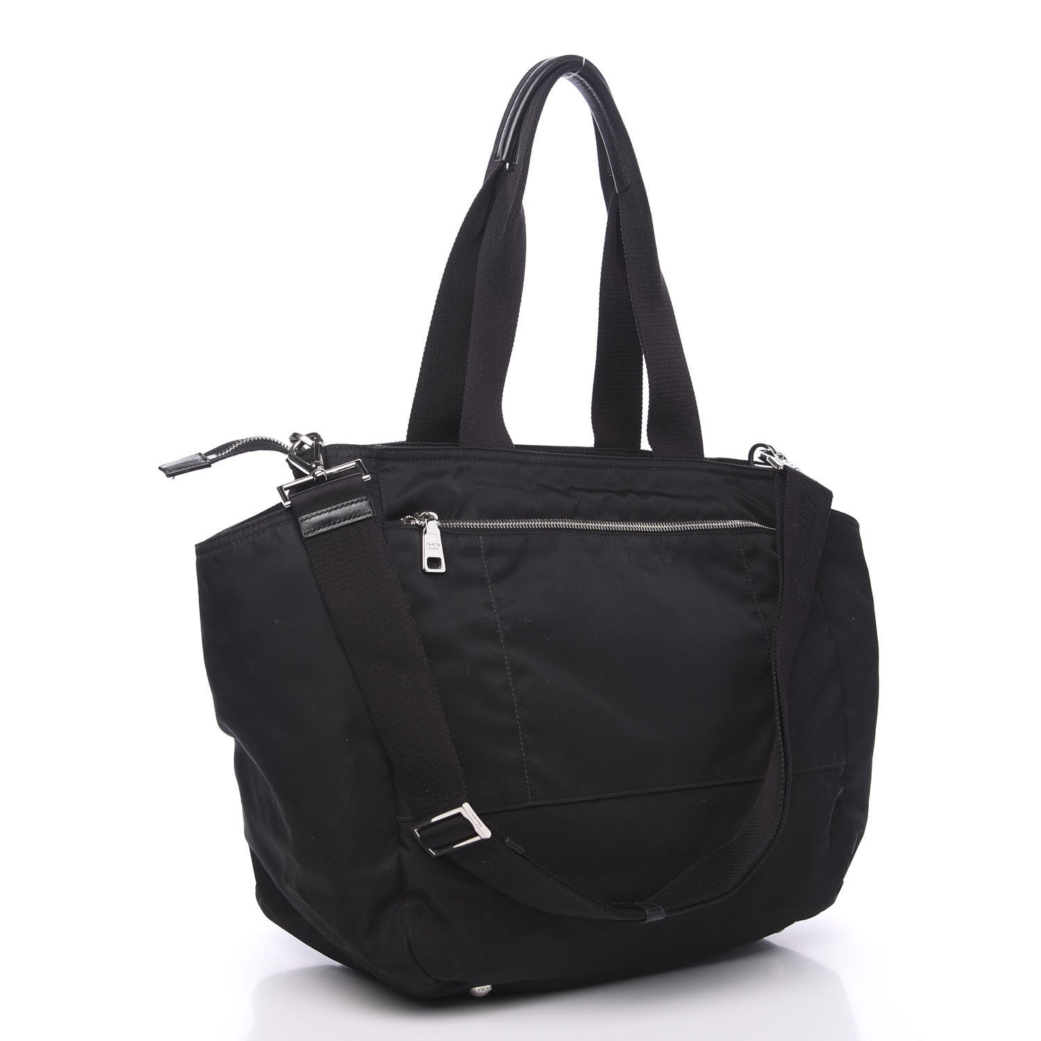 Prada Tessuto Nylon Vela Diaper Bag Black 2 of 11
