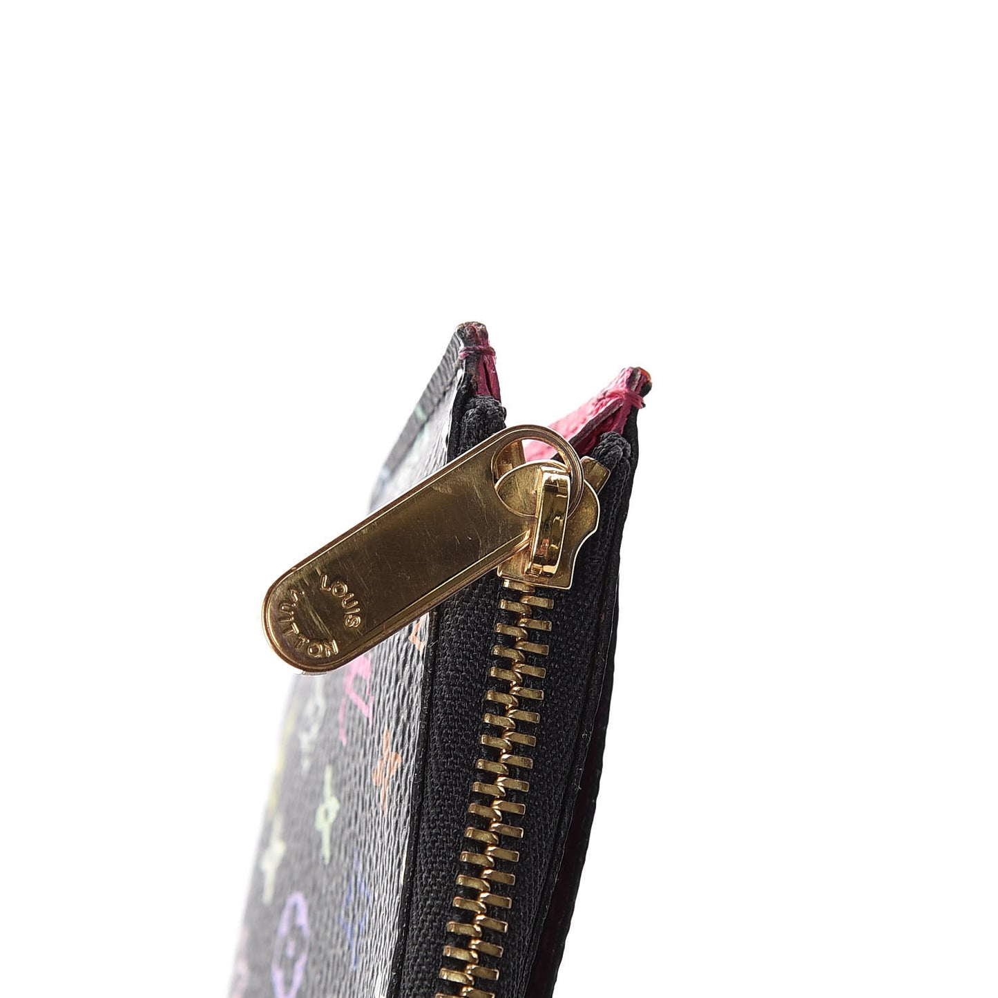Monogram Multicolor Key Pouch Black Grenade