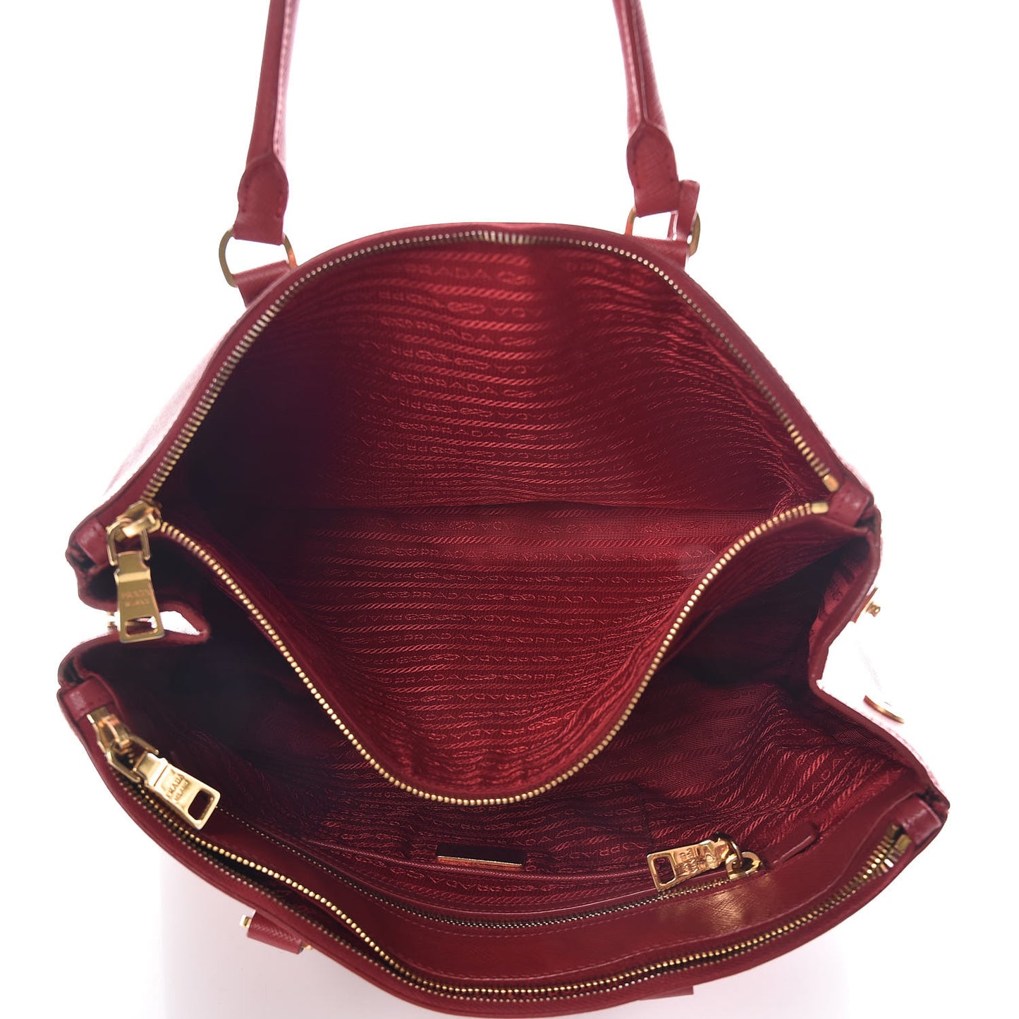 Saffiano Lux Large Tote Fuoco