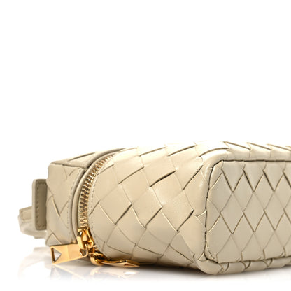 Bottega Veneta Calfskin Intrecciato Bang Bang Vanity Case Ecru 10 of 11