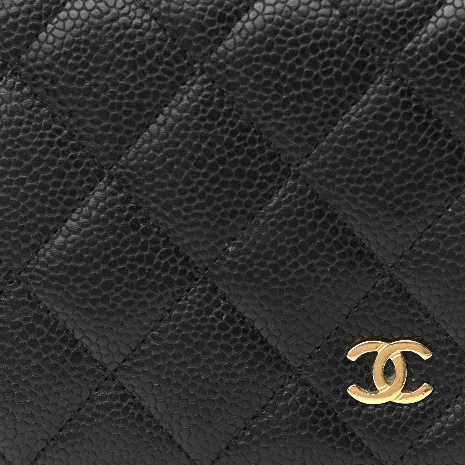 Chanel Caviar Quilted Wallet On Chain WOC Black 12 of 15