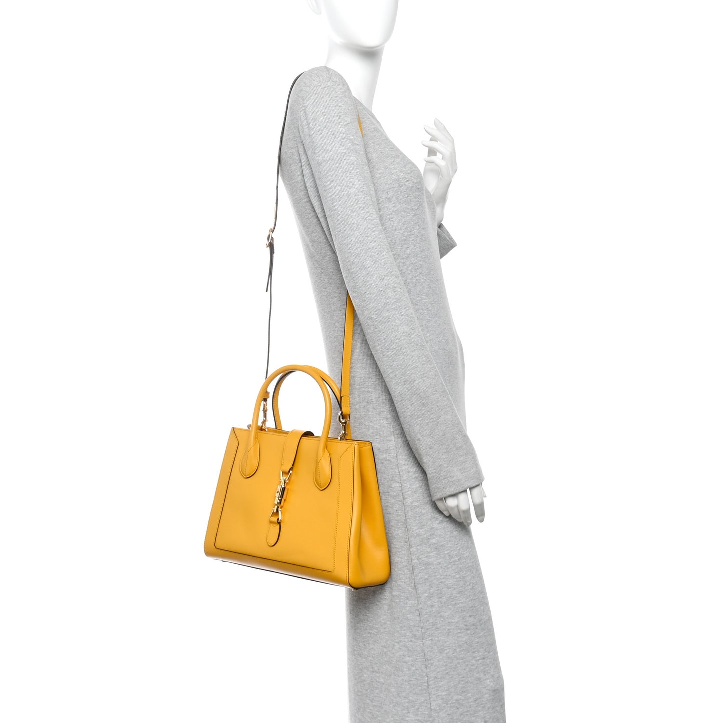 Boarded Plutone Calfskin Medium Jackie 1961 Tote Crop