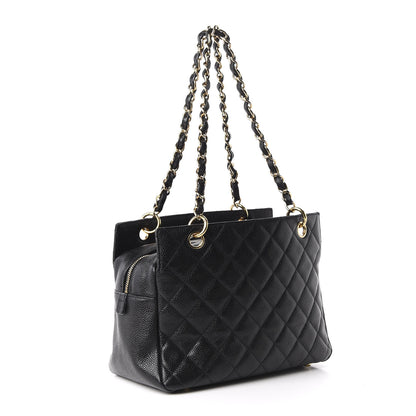 Chanel Caviar Quilted Petit Timeless Tote PTT Black 3 of 11