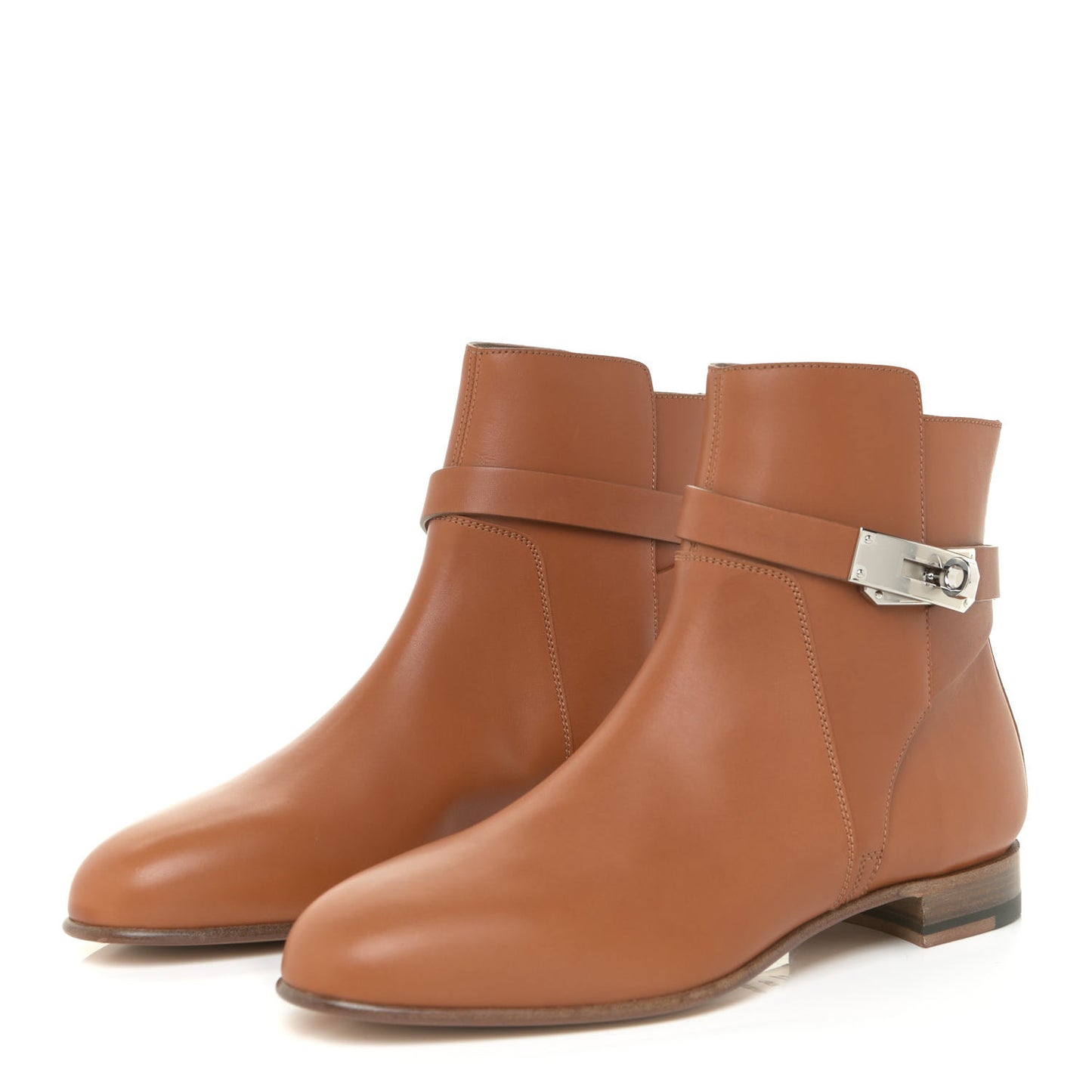 Calfskin Neo Low Boots 37 Natural