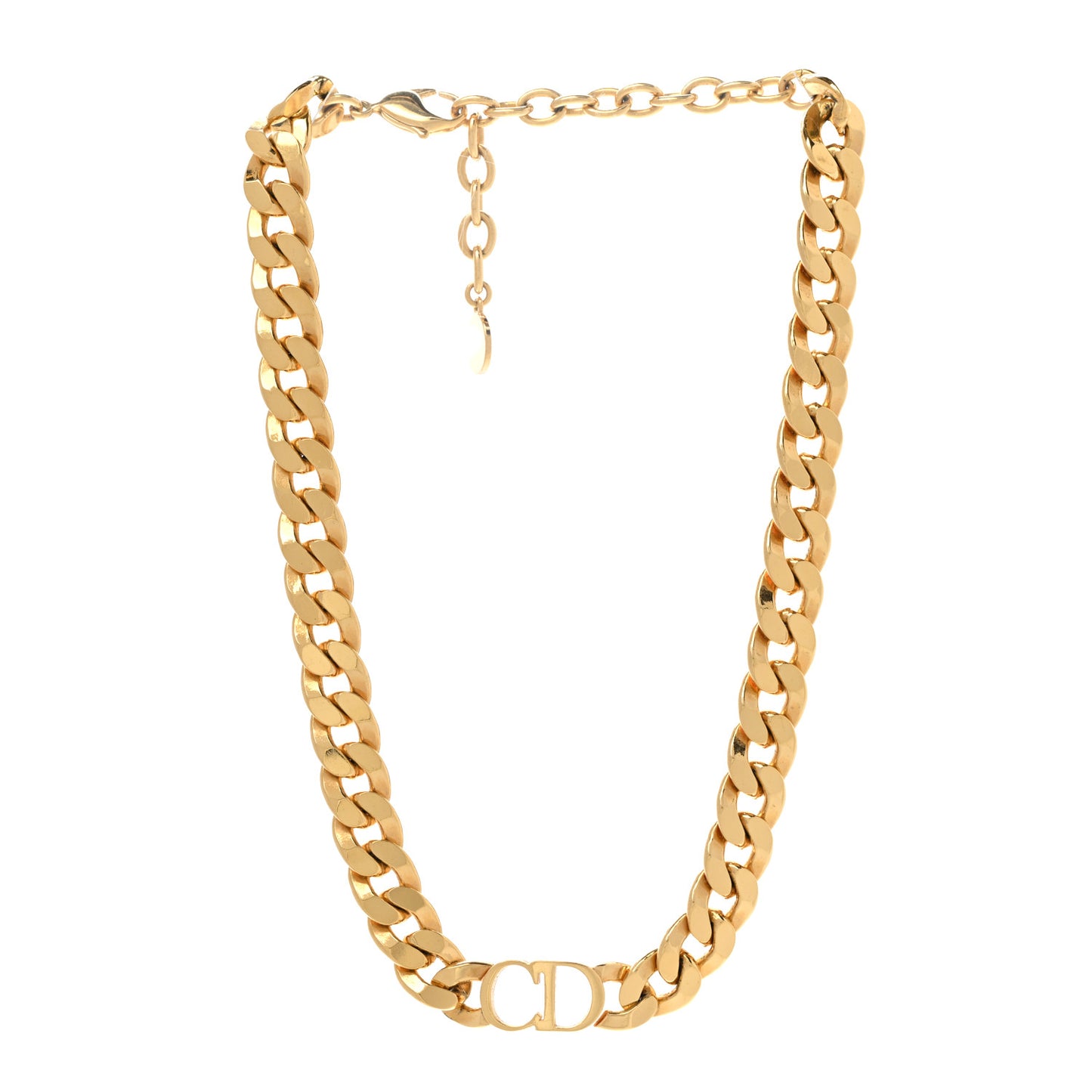 Metal Danseuse Etoile Chain Choker Necklace Gold