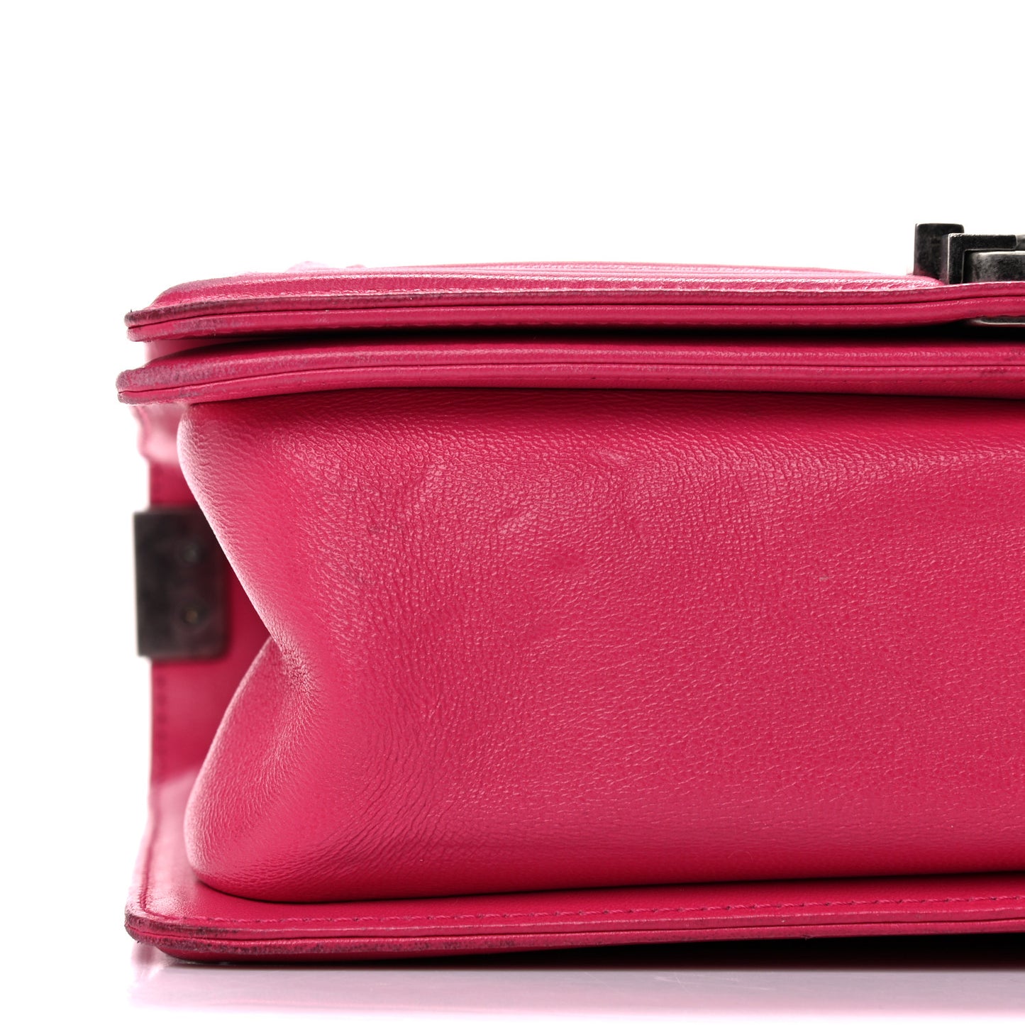 Lambskin Quilted Medium Boy Flap Pink
