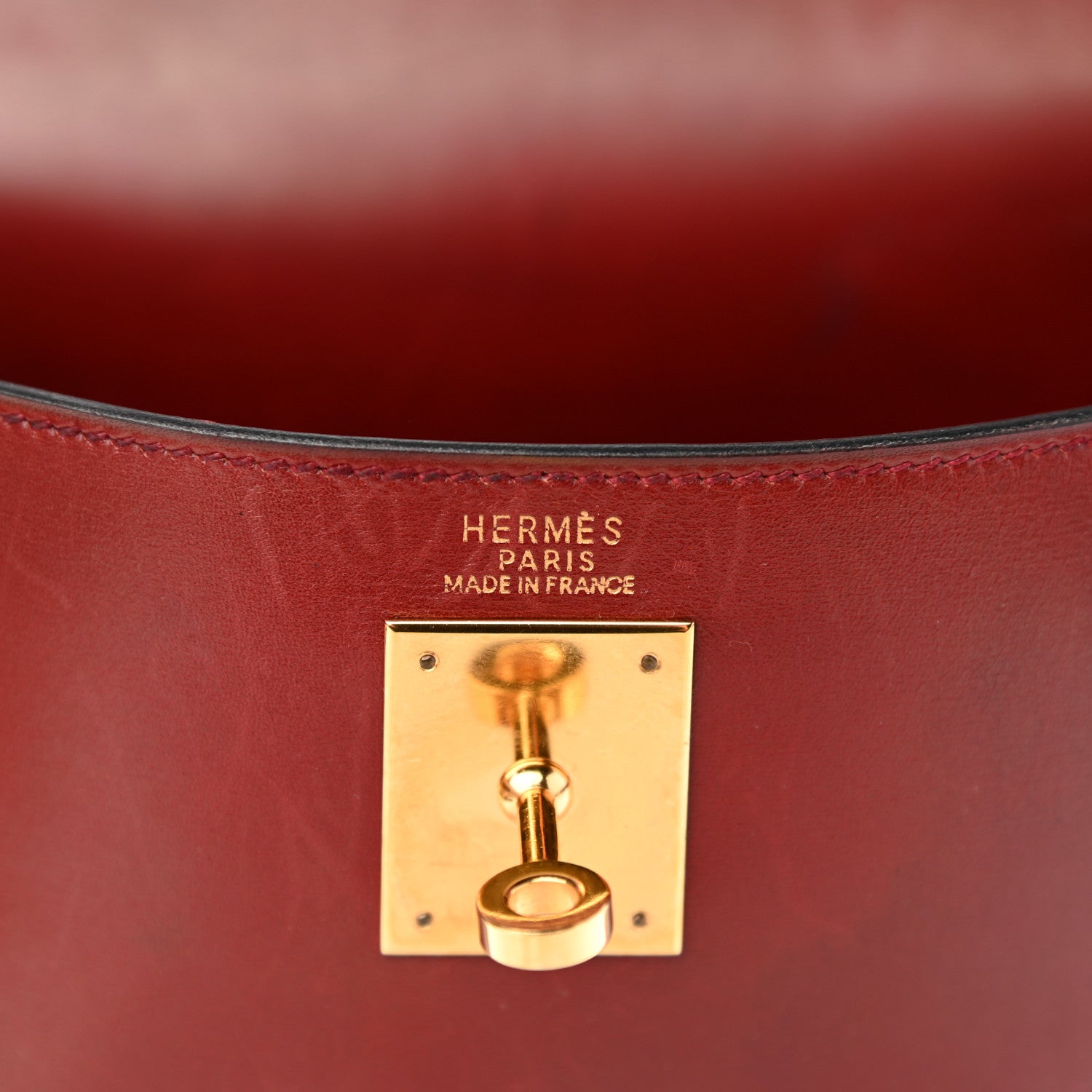 Hermes Box Kelly Retourne 32 Rouge H 6 of 14