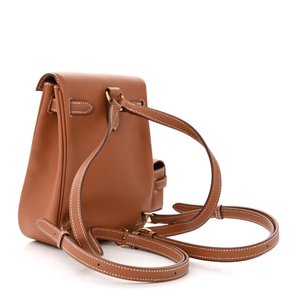 Hermes Swift Kelly Jump Backpack Gold 3 of 11