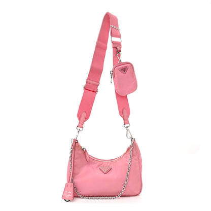 Prada Nylon Re-Edition 2005 Shoulder Bag Begonia 1 of 16