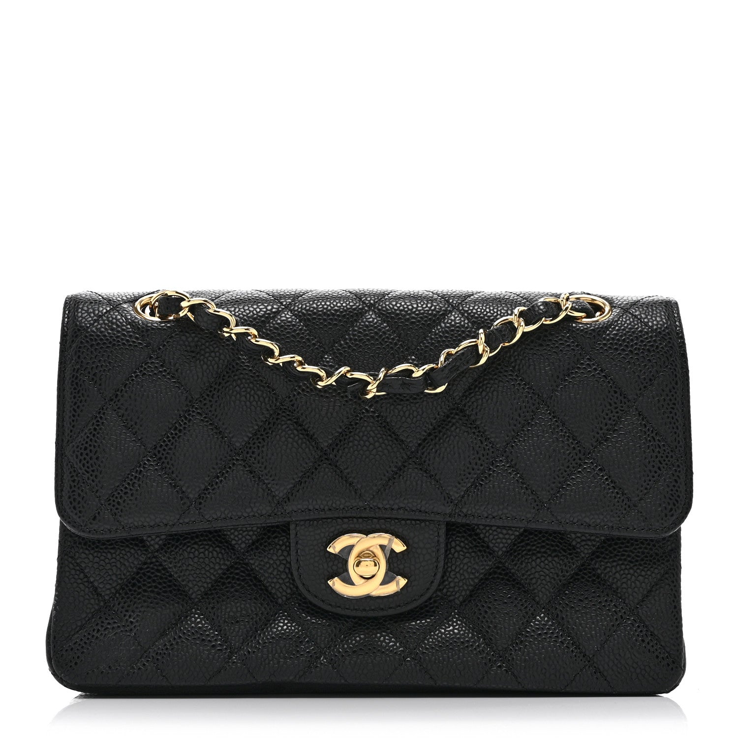 Chanel Caviar Quilted Small Double Flap Black 1 of 10