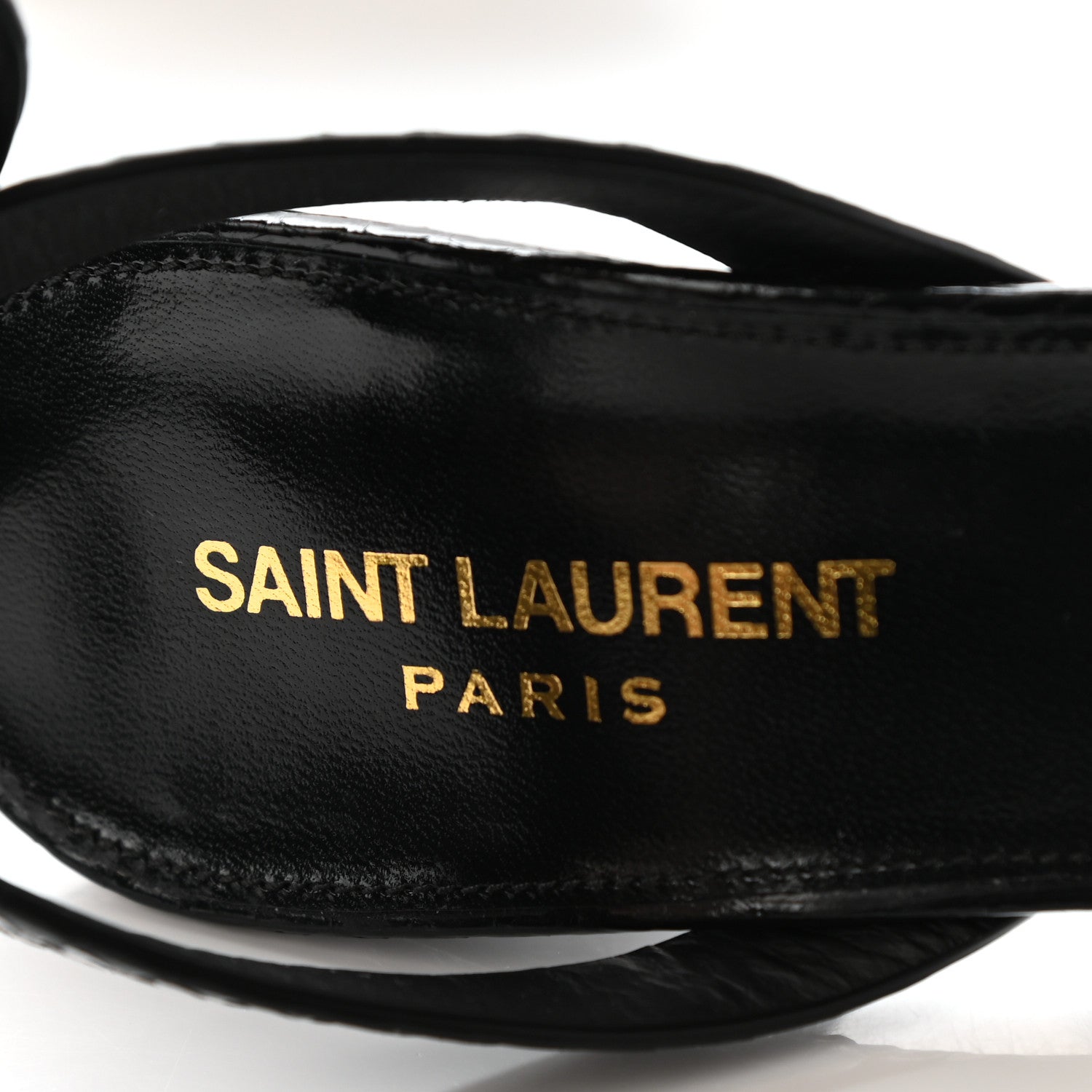 Saint Laurent Pony Hair Leopard Print Tribute 105 Platform Sandals 37.5 Naturale 6 of 7