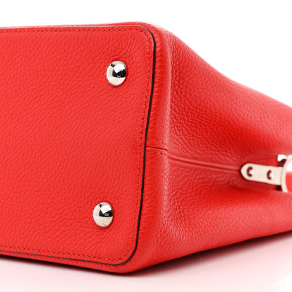 Louis Vuitton Taurillon Capucines MM Coquelicot 10 of 10