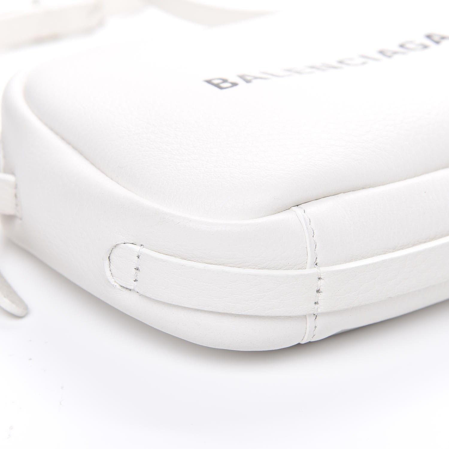 Balenciaga Calfskin Logo XS Everyday Camera Bag White 7 of 8