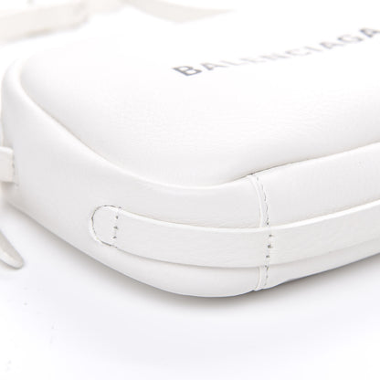 Balenciaga Calfskin Logo XS Everyday Camera Bag White 7 of 8