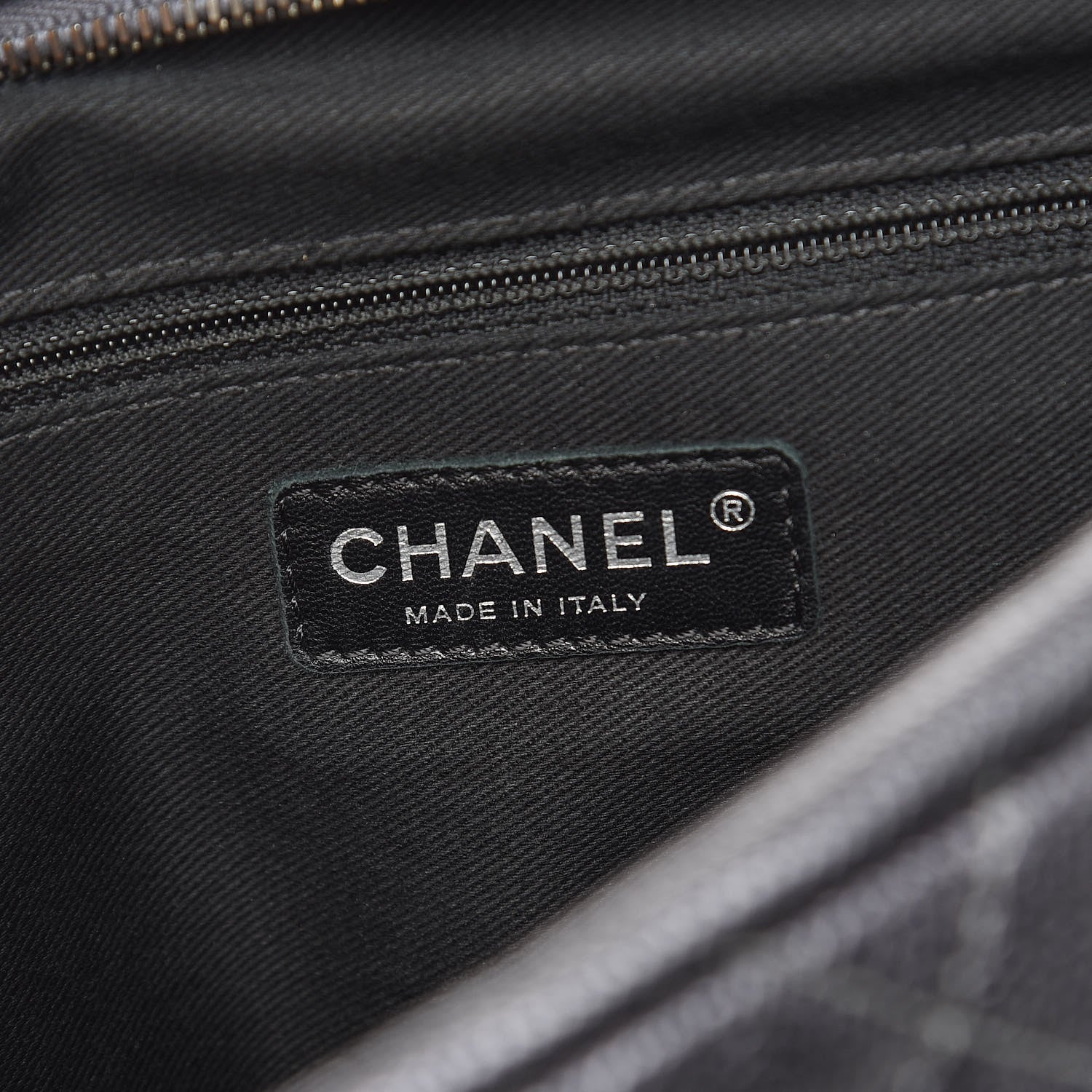 Chanel Iridescent Caviar Quilted Large Chic Flap Grey 7 of 10