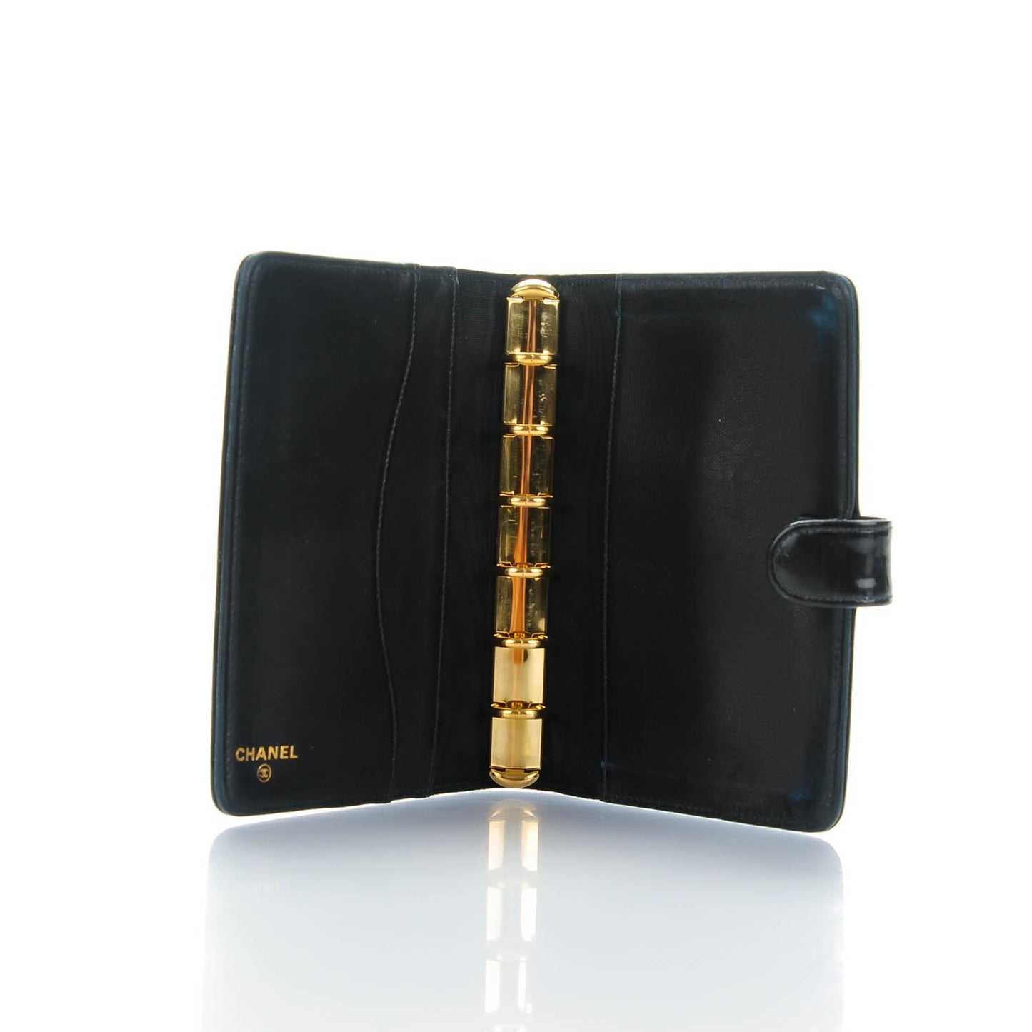 Patent CC Small Ring Agenda Planner Black