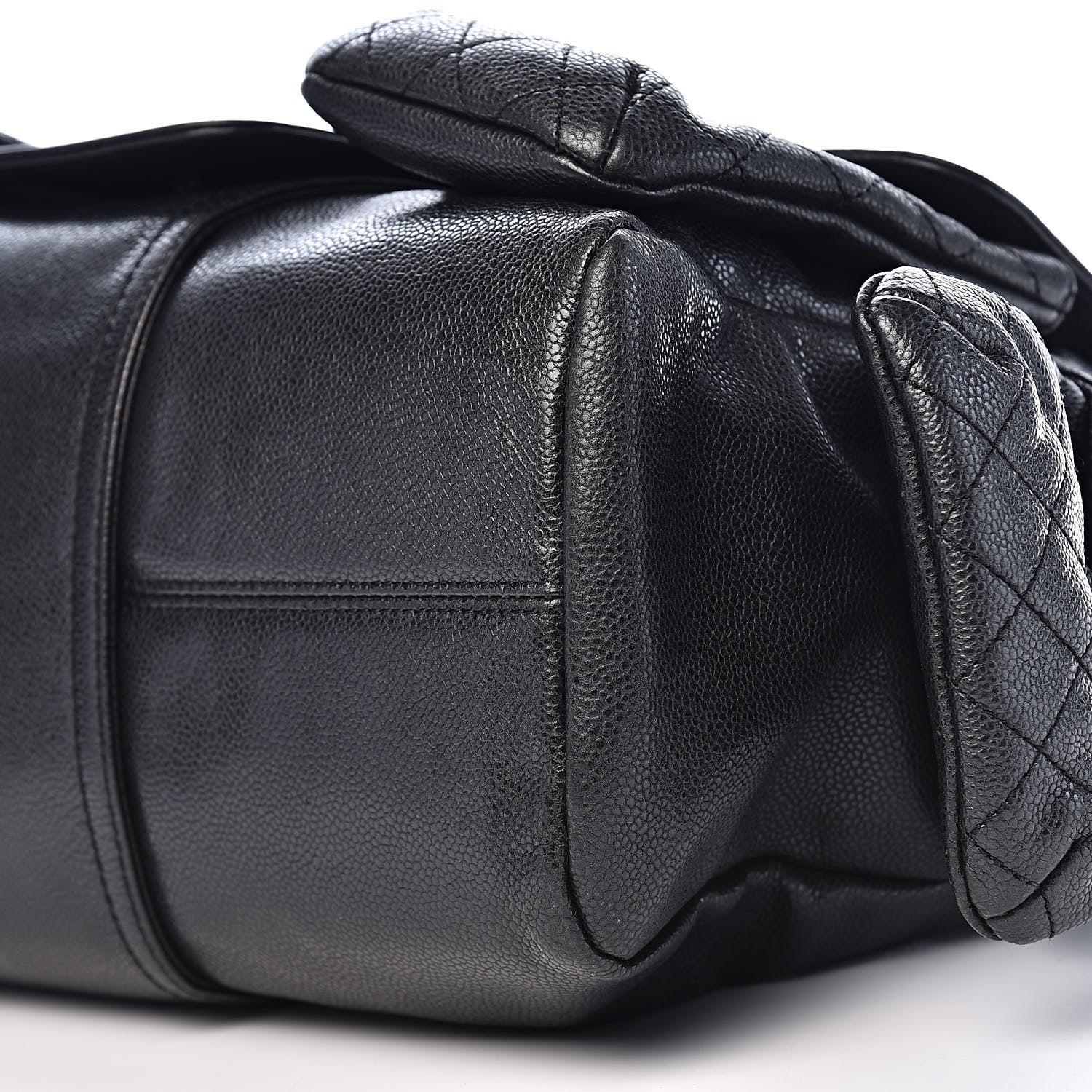 Chanel Caviar Quilted Mademoiselle Satchel Black 15 of 16