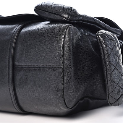 Chanel Caviar Quilted Mademoiselle Satchel Black 15 of 16