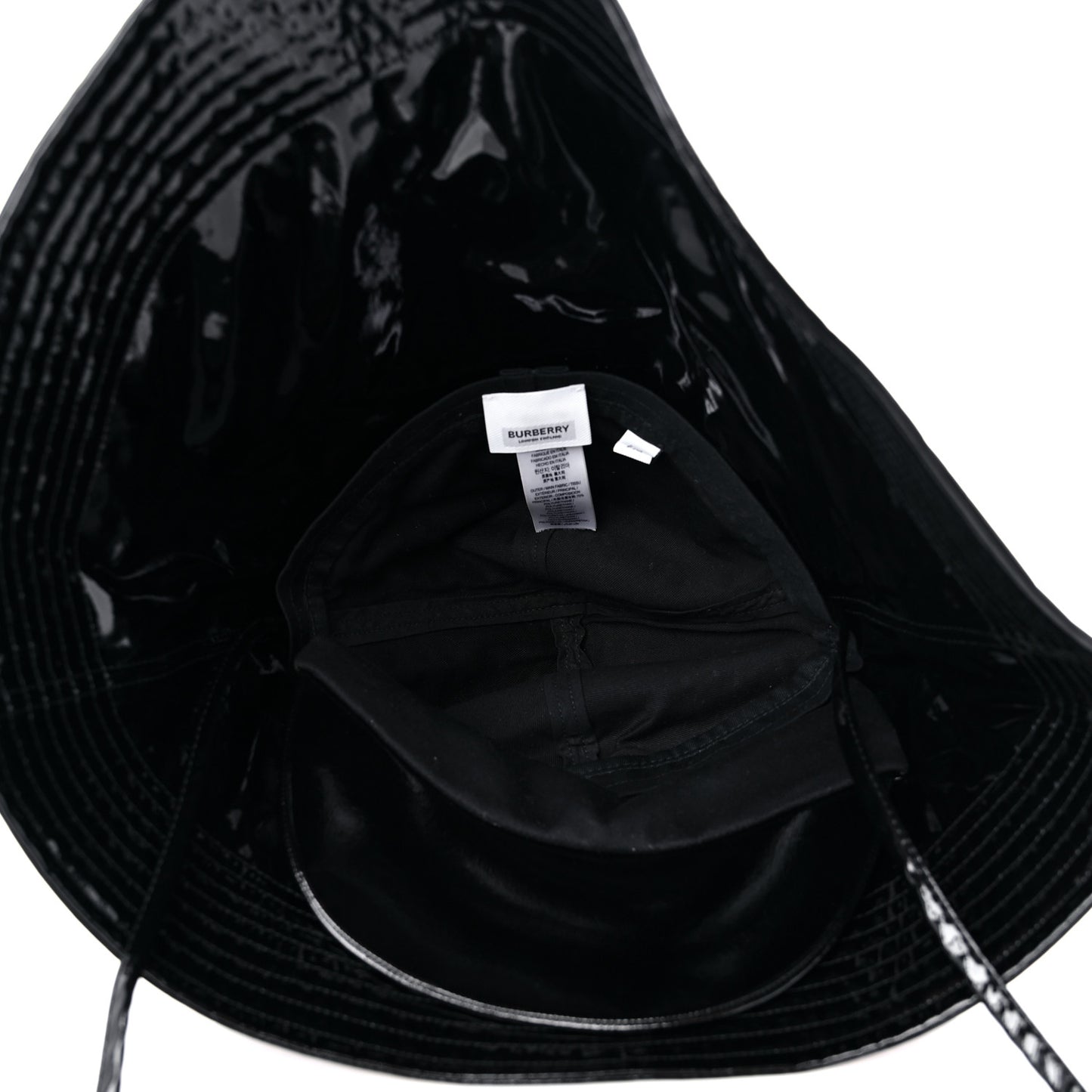Vinyl Logo Rain Hat S Black