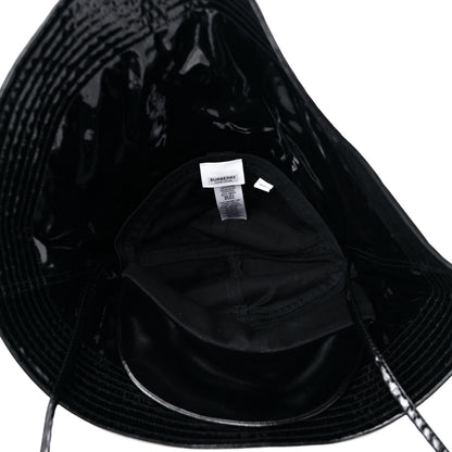Burberry Vinyl Logo Rain Hat S Black 9 of 14