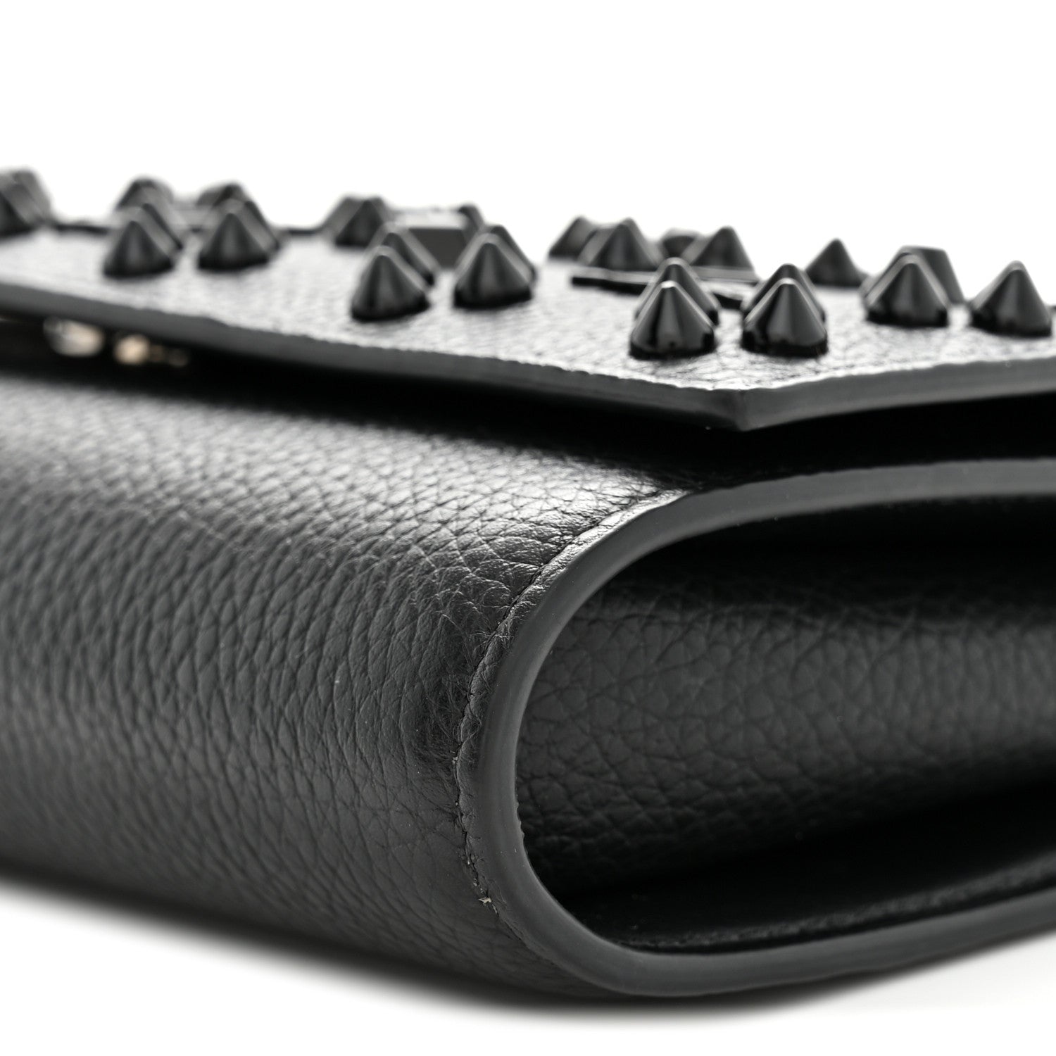 Christian Louboutin Calfskin Spikes Loubinthesky Paloma Wallet on Chain Rocket 9 of 11