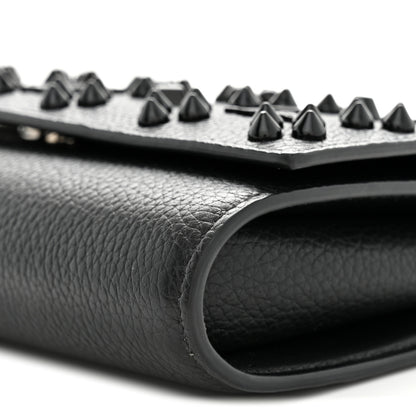 Christian Louboutin Calfskin Spikes Loubinthesky Paloma Wallet on Chain Rocket 9 of 11