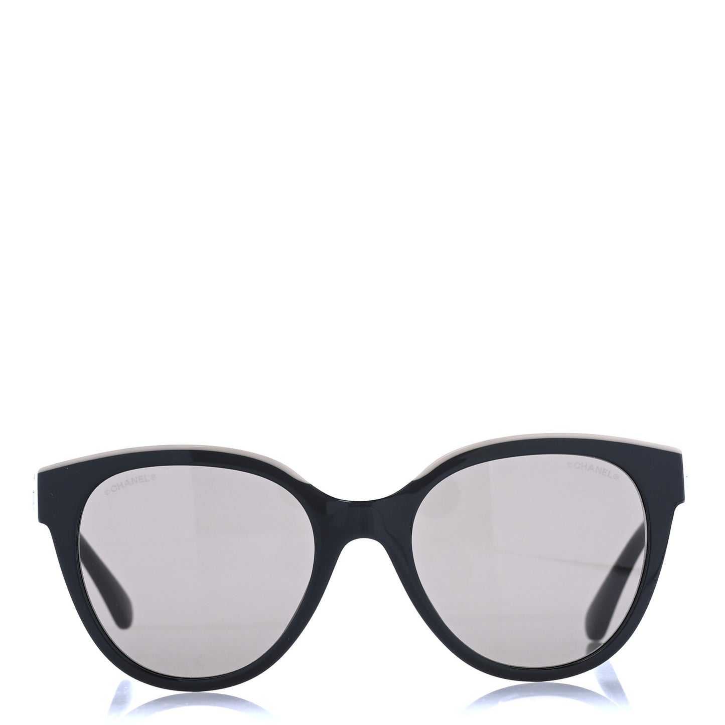 Acetate CC Butterfly Sunglasses 5414 Black Beige
