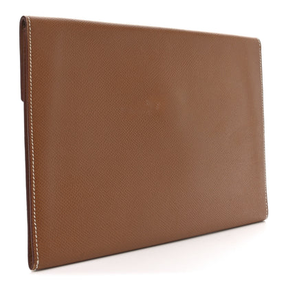 Hermes Courchevel Pochette Gold 3 of 8