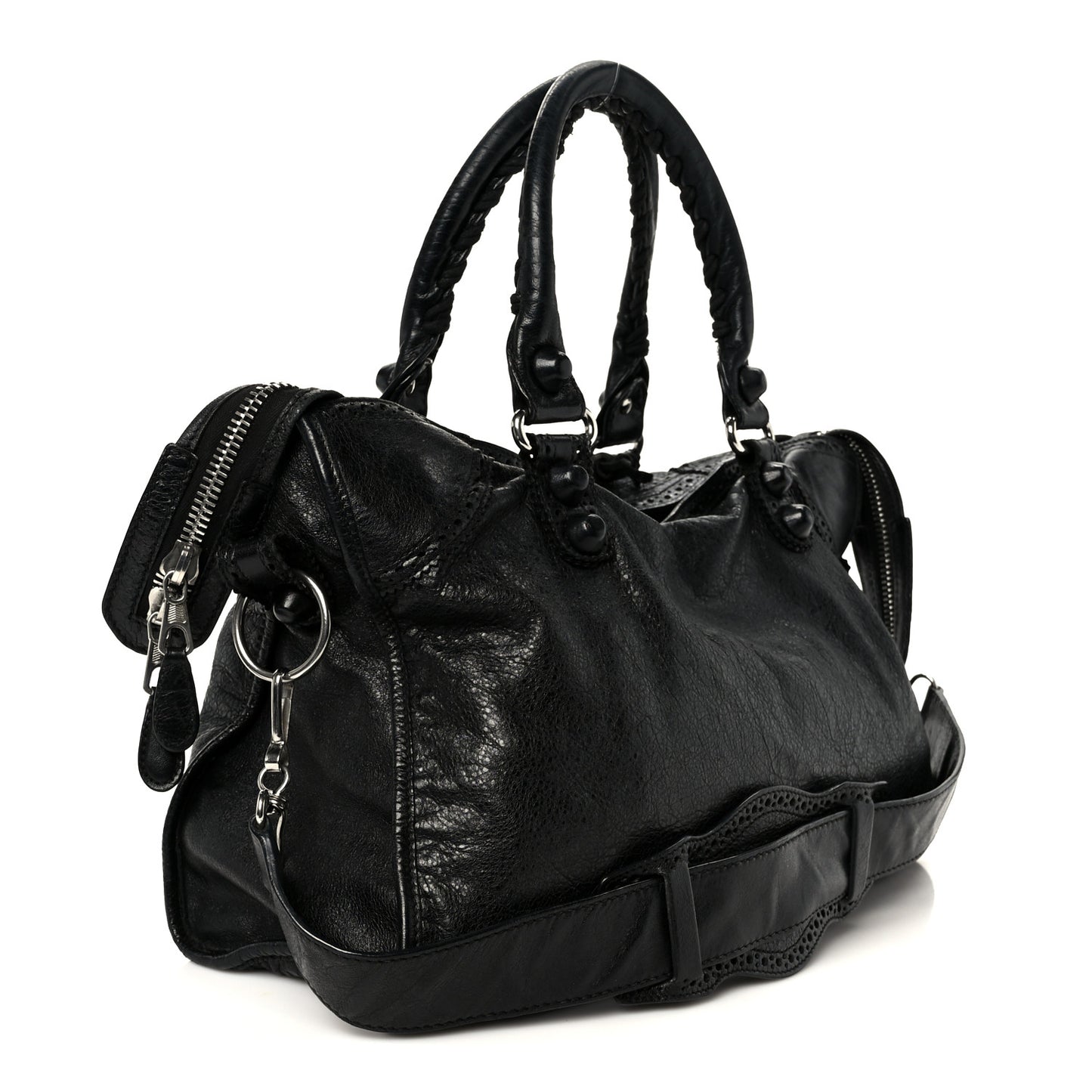 Agneau Giant Brogues Hardware City Black