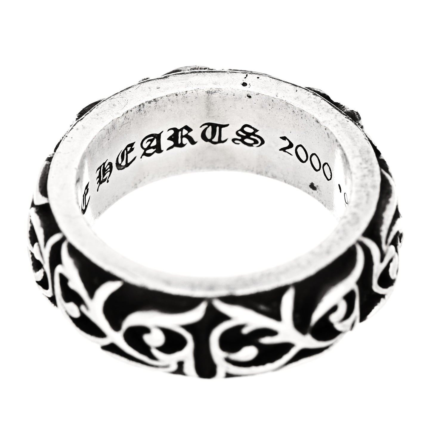 Sterling Silver Vine Band Ring 57 8