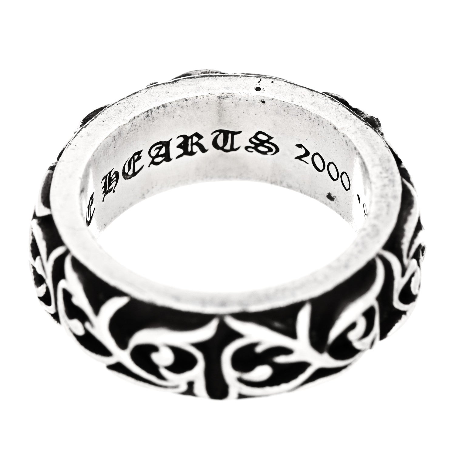 Chrome Hearts Sterling Silver Vine Band Ring 57 8 5 of 6