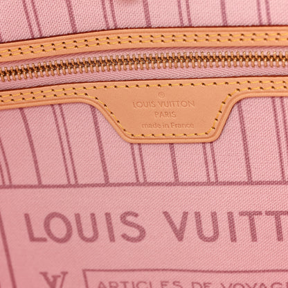 Louis Vuitton Monogram Saint Barth V Neverfull MM Rose Ballerine 7 of 11