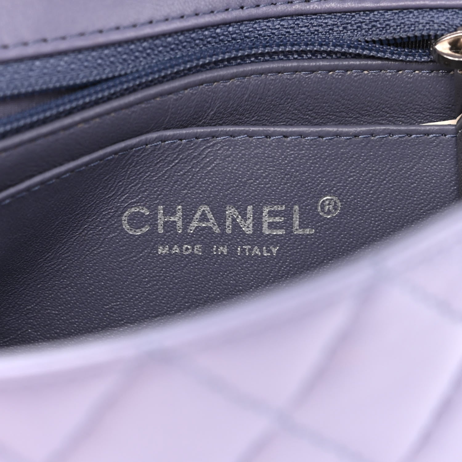 Chanel Lambskin Quilted Mini Rectangular Flap Light Purple 7 of 12
