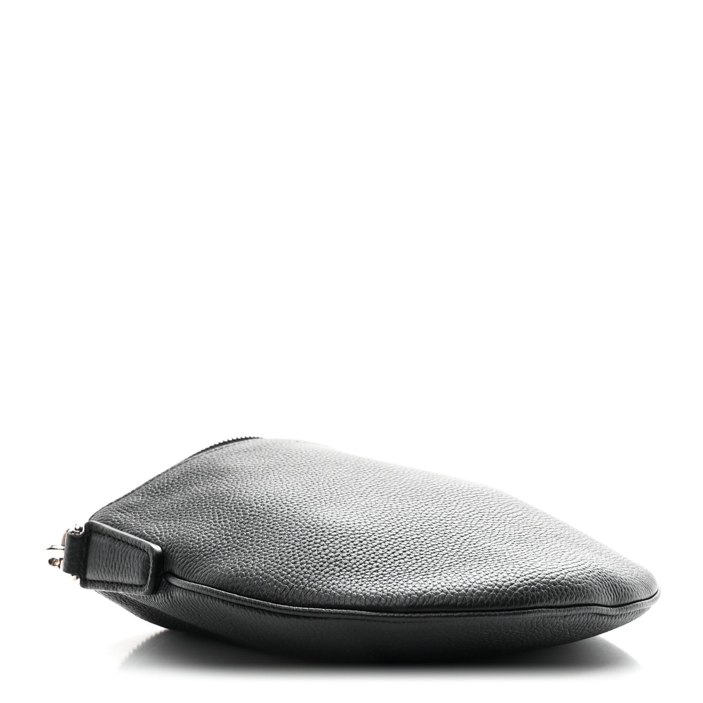 Pebbled Calfskin Mini B Shoudler Bag Black
