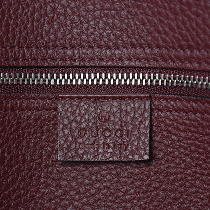 Gucci Soft Calfskin Medium Jackie Top Handle Bag Bordeaux 6 of 12