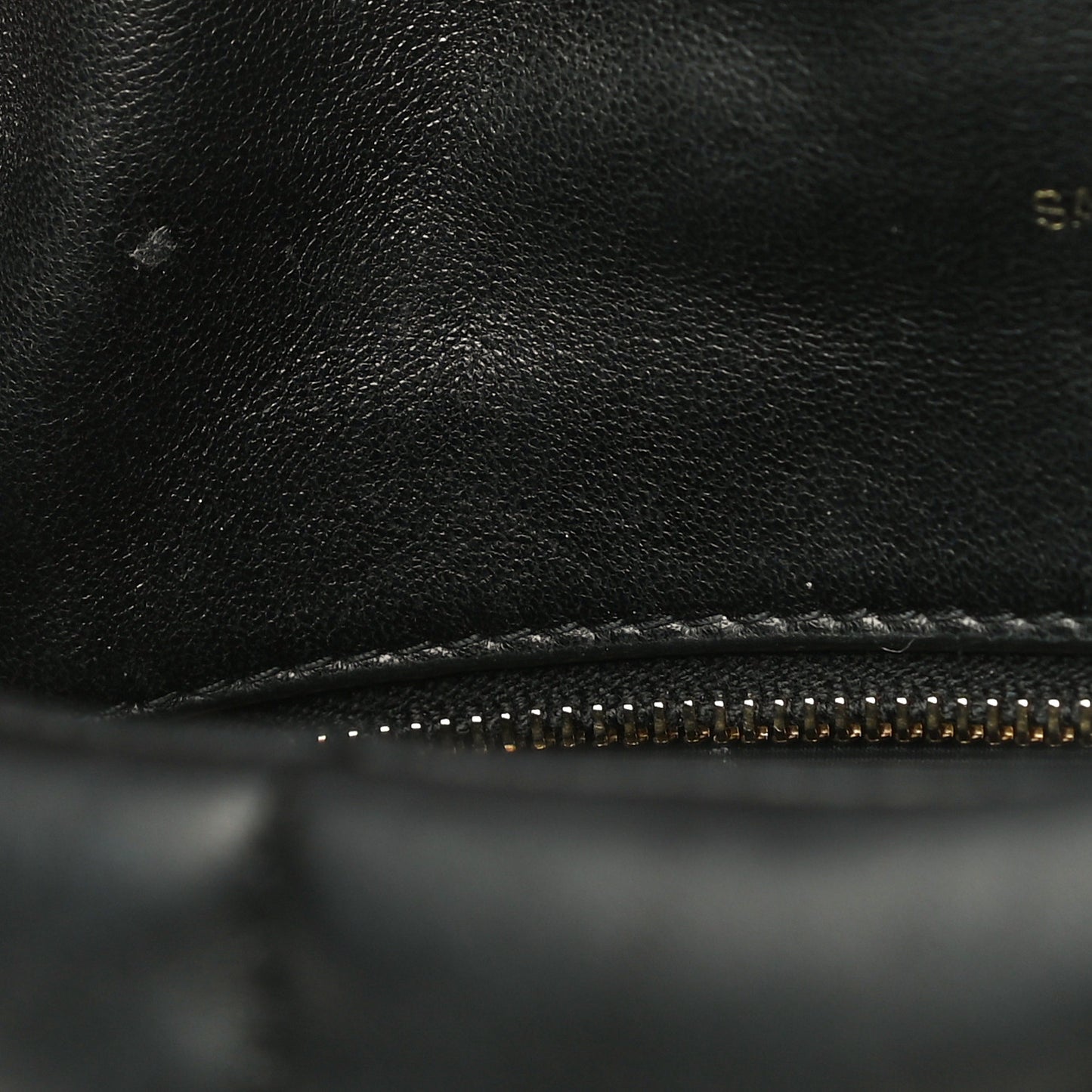 Lambskin Quilted Toy Loulou Puffer Monogram Chain Satchel Black
