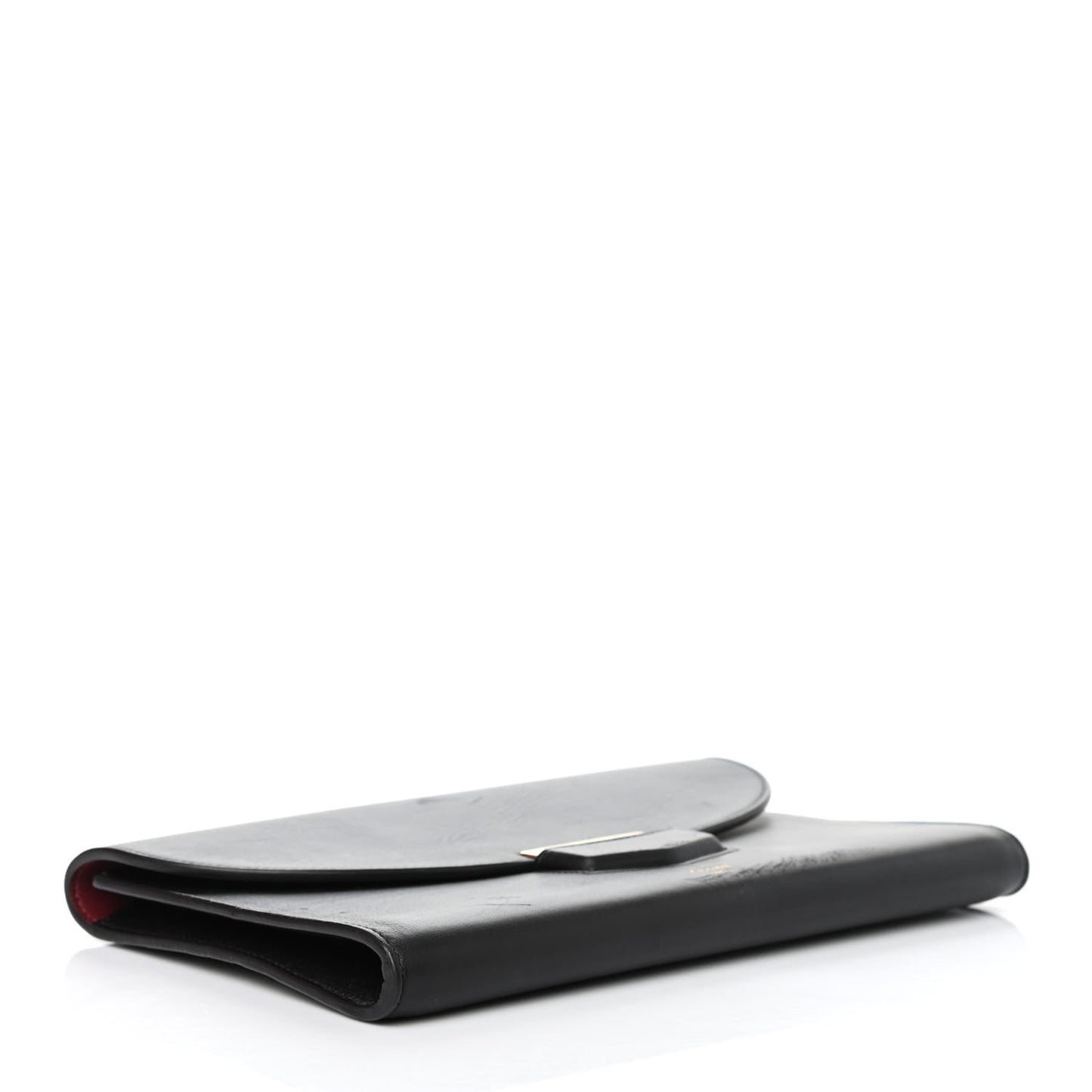 Smooth Calfskin Trotteur Clutch Black