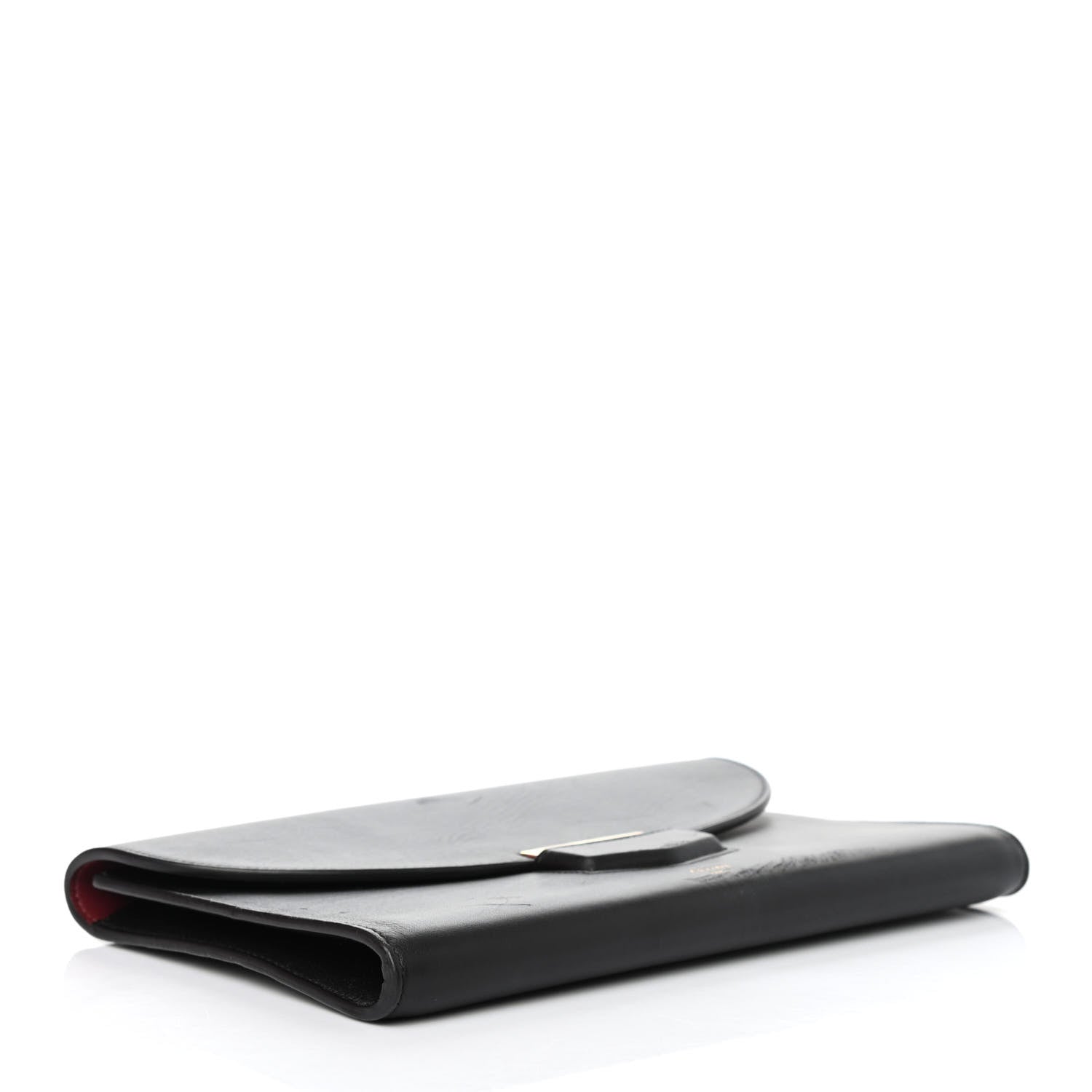 Celine Smooth Calfskin Trotteur Clutch Black 3 of 4