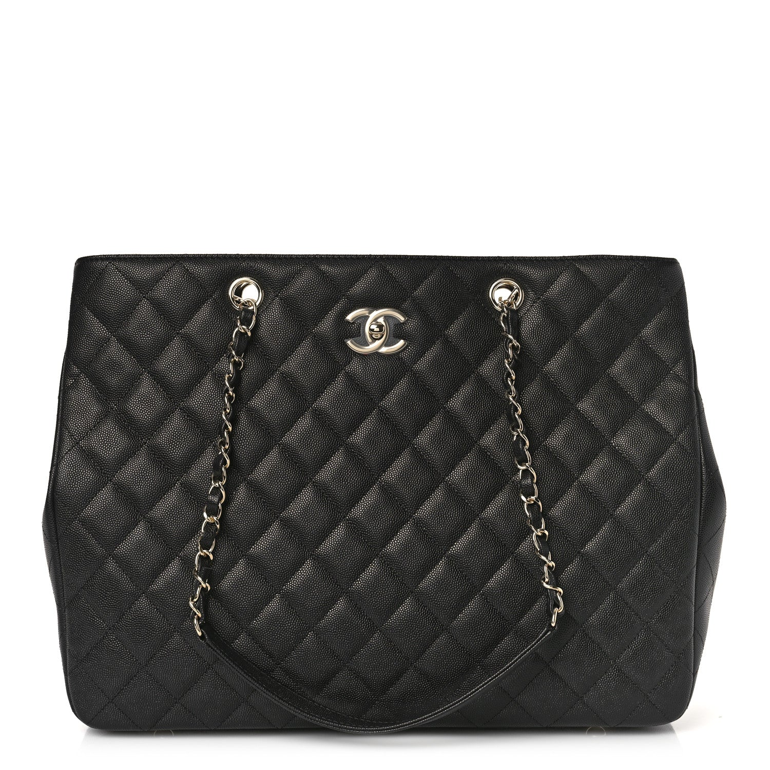 Chanel Caviar Quilted Large Shopping Tote Black 1 of 8