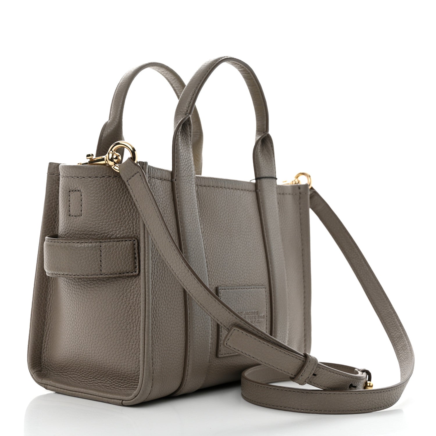 Marc Jacobs Grained Calfskin Small The Tote Bag Cement 2 of 11