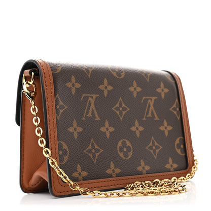 Louis Vuitton Reverse Monogram Dauphine Chain Wallet 3 of 12