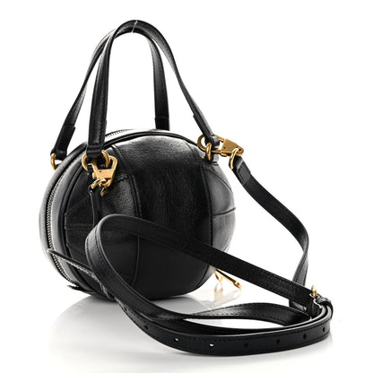 Gucci Piuma Lux Energy Mini Tifosa Basketball Shaped Shoulder Bag Black 3 of 12