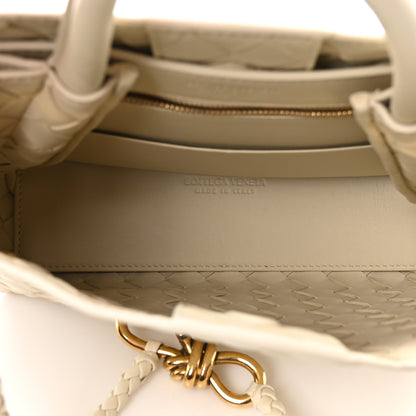 Bottega Veneta Nappa Intrecciato Small Andiamo Shoulder Bag Sea Salt 5 of 10